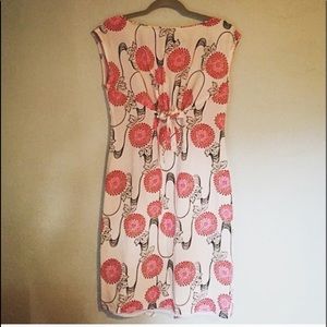 ANNA SUI SILK FLORAL DRESS